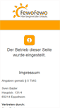 Mobile Screenshot of fewofewo.de